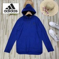 ราคา เสื้อฮู้ด Adida s แท้มือสอง กันหนาว สีน้ำเงินเข้ม สวยๆ (24761188156)