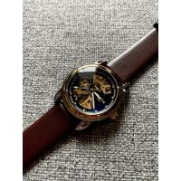 ราคา นาฬิกาออโต้ ไขลาน โชว์กลไก สายหนัง (40958385559)