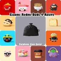 ราคา imamuraสําหรับ Xiaomi Redmi Buds 4 Active Case Casing Soft Silicone Headphone Case Niche Cartoon NO.1 (26228878261)