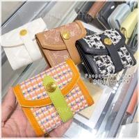 ราคา CHARLES & KEITH กระเป๋าสตางค์ รุ่น Este Belted Tweed Small Wallet : CK6-10770560 พร้อมกล่อง ถุงผ้า (28413034587)