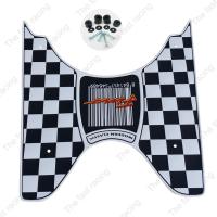 ราคา ยางรองพักเท้าหน้า ฟีโน่ ยางวางเท้าFino ยางปูพื้น YAMAHA FINO ตาราง-บาร์โค้ด ขาว (8291083685)