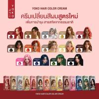 ราคา Yoko Hair Color Cream โยโก๊ะ แฮร์ คัลเลอร์ ครีม YOKO สีย้อมผม (28031386661)
