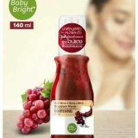 ราคา Baby Bright Booster Mask Red Wine มาส์กบูสผิวหน้า และตัว โดยไม่ต้องล้างออก สูตรไวท์แดง ผิวออร่าอมชมพู 140 ml (5578627052)