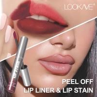 ราคา Peel Off Lip Liner Stain 24 ชั่วโมงเครื่องสําอางติดทนนานกันน้ําเม็ดสีสูง Peel Off Lip Tint (43603641135)