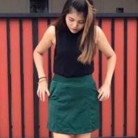 ราคา กระโปรงทำงาน ทรงเอผ่าหน้า มีกระเป๋า 2 ข้าง (7533116851)