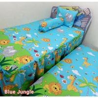 ราคา ผ้าปูที่นอนเลื่อนเด็กป่าสีฟ้า / ผ้าปูที่นอนเลื่อน / ดูโอ้ ผ้าปูที่นอนเลื่อนด้านบนและด้านล่าง 2 ใน 1 (22458606923)