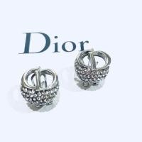 ราคา ต่างหูเงินประดับเพชร Dior (909231689)