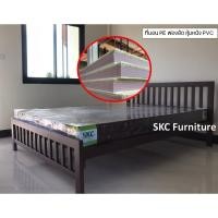 ราคา ที่นอน PE ฟองอัด ฟองน้ำ หุ้มหนัง 5 ฟุต หนา 8 นิ้ว (42410324672)