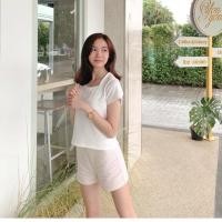 ราคา เสื้อคอเหลี่ยม เสื้อยืดคอเหลี่ยม ครอป (10709878013)