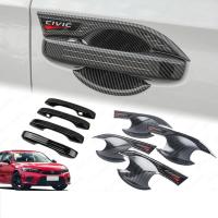 ราคา Honda Civic FE 11th Civic ฝาครอบมือจับประตู ฝาครอบชามประตู อุปกรณ์เสริมภายนอก Protector (24490627980)