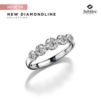 ราคา Jubilee Diamond แหวนเพชร New Diamond Line Ring เพชรแท้ เพชรน้ำ 99 (28123730463)