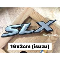 ราคา โลโก้SLX สีเงินขอบดำ/ขนาด 16x3cm สติ๊กเกอร์ติดรถยนต์#เพลทแต่งรถ#Logo Sticker (16941216170)