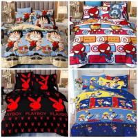ราคา ชุดผ้าปูที่นอนลายการ์ตูน มี 6 ชิ้น / มีชุดผ้าปู+ผ้านวม ครบชุด ชุดเครื่องนอน มีไซส์ 3.5, 5 ,6 ฟุต มีบริการเก็บเงินปลายทาง (11945857621)