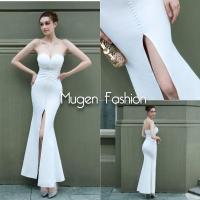 ราคา Mugen Fashion ( มูเกน แฟชั่น ) ชุดราตรี ชุดออกงาน เดรสราตรี เดรสออกงาน เดรสยาว (3758938657)