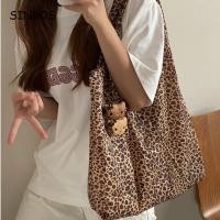 ราคา กระเป๋าพับได้ลายเสือดาวน่ารักสำหรับผู้หญิง กระเป๋าถือขนาดใหญ่ กระเป๋าสะพายไหล่ขนาดเล็กที่เป็นมิตรต่อสิ่งแวดล้อม (26936847429)