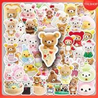 ราคา YHLพร้อมส่ง 54แบบ สติกเกอร์ ตุ๊กตา หมี รีลัคคุมะ San-x Rilakkuma Doll sticker (28718050579)