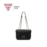 ราคา GUESS กระเป๋า รุ่น VG959620 GWYN FLAP CROSSBODY สีดำ (24241607044)
