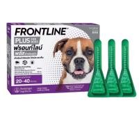 ราคา Frontline Plus 20-40 กก Exp.05/2027 ยาหยดกำจัดเห็บหมัด สุนัข ฟร้อนท์ไลน์ พลัส (3304846691)