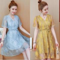 ราคา ชุดเดรสผ้าลูกไม้ ผ้าลูกไม้เนื้อดี (3336020460)