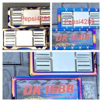 ราคา ###✓✓✓กรอบป้ายทะเบียนไทเทเนียม###กรอบป้ายทะเบียนแต่ง###สามารถใช้กับรถยนต์ได้ทุกรุ่นทุกยี่ห้อ (16745615963)