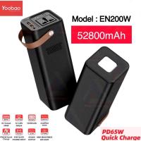 ราคา ใหม่ล่าสุดYoobao EN200W,200W 52800mAh PD65W แท้%✅ฟรีของแถม✅ Power Box,Power Station (20177709526)