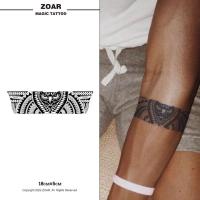 ราคา แหวนแขนนกฮูก 丨 สติ๊กเกอร์รอยสักสมุนไพรผู้ชายผู้หญิง Dark Animal Arms Long-Lasting Non-Fade กันน้ําไม่สะท้อนแสง (40959199290)