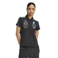 ราคา Pre order Mercedes AMG Petronas adidas F1 2025 Team Polo - Black - Womens (43510612828)