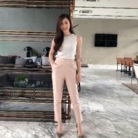 ราคา กางเกงขาเดฟ cotton spandex จากร้าน celebrityy style มือ1 ราคา 300 size S, waist25, hip 35, long 38 สีชมพู (4518325247)