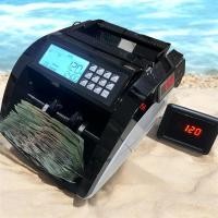 ราคา เครื่องนับเงิน/ธนบัตรรุ่นใหม่ 3หน้าจอ คำนวณมูลค่ารวมได้/ตรวจธนบัตรปลอม Bill Counter รุ่นMaxpower-6100 (18810509007)