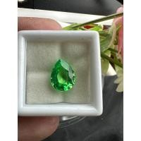 ราคา มรกต พลอย columbiaโคลัมเบีย Green Emerald 6.0 CARATS LAB CREATED GREEN EMERALD 9x10 MM 1 PCS (29205736438)