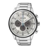 ราคา แท้ประกันศูนย์ 1 ปี/ถ่านร้าน 3 ปี) CITIZEN Eco-Drive นาฬิกาผู้ชาย สายสแตนเลส รุ่น CA4034-50A (18781340998)