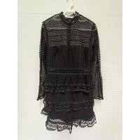 ราคา เดรสลูกไม้ self portrait สีดำ (23681334393)