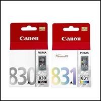 ราคา หมึกพิมพ์ Canon PG-830 (ดำ) & CL-831 (สี) หมึกตลับแท้ 100% มีกล่องแท้, ประกันศูนย์แคนนอน 6 เดือน (26650946194)