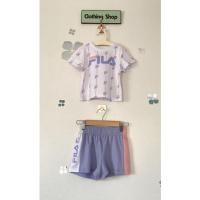 ราคา ☆ สินค้ามือหนึ่ง ☆ ♡ เสื้อผ้าเด็ก ♡ FILA ชุด Set (19871191882)