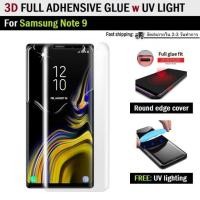 ราคา ฟิล์มกระจกนิรภัย กาวUV สำหรับจอโค้ง Note8 (1485211808)