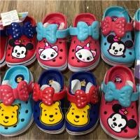 ราคา รองเท้าหัวโตรัดส้น ลายดิสนีย์ cuties หมีพูห์ มิกกี้เมาส์ มินนี่เมาส์ แมวน้อยมาเรีย พื้นนิ่ม ลายน่ารัก ลิขสิทธิ์แท้ (2286310469)