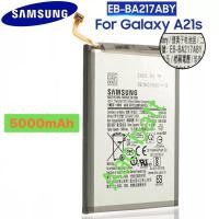 ราคา แบตเตอรี่ Samsung Galaxy A21S A12 EB-BA217ABY 5000mAh ส่งจาก กทม (21029551569)