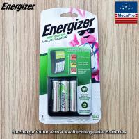 ราคา Energizer® Recharge Value Charger for NiMH Rechargeable AA and AAA Batteries เครื่องชาร์จถ่าน พร้อมถ่านชาร์จ AA 4 ก้อน (12171253844)
