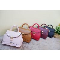 ราคา กระเป๋า lyn ทรงโดม New Collection หน้าห่วง Prune (7020881135)