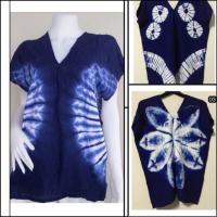 ราคา ผ้ามัดย้อม เสื้อคอกะเหรี่ยง 34-40 (7317728972)