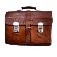 ราคา กระเป๋าเอกสาร กระเป๋าเอกสารหนังแท้ โน๊ตบุ๊ค กระเป๋ามือสอง briefcase messenger bag yonvintage (28881899166)