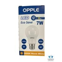 ราคา Opple หลอดไฟ LED Bulb รุ่น Eco Save ขนาด 7W แสงสีส้ม 3000K (14358149313)