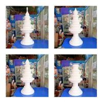 ราคา โฟมบายศรี 3ชั้น สูง26นิ้ว มีพุ่มยอด โฟมพานพุ่ม โฟมทำบายศรี โฟมทำพาน โฟมพุ่ม โฟมวงกลม โฟมแผ่น (4581542556)