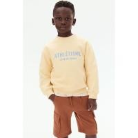 ราคา H&M(เอชแอนด์เอ็ม) กางเกงคาร์โก้ขาสั้นผ้าสเวตเชิ้ต Boys Cargo sweatshirt shorts 1179978_6 (42900067369)
