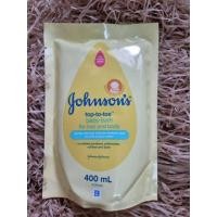 ราคา สบู่เหลวอาบน้ำจอห์นสัน ท็อปทูโท เบบี้ บาธ 400 มล. (ถุงเติม) (22133235495)