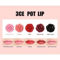 ราคา [พร้อมส่ง] ลิปปาล์ม 3CE POT LIP ของแท้จากเกาหลี 100% (196811088)