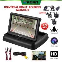 ราคา หน้าจอมอนิเตอร์ติดรถยนต์ 4.3 นิ้ว แบบพับได้ สําหรับกล้องมองหลัง TFT LCD Display HD Digital Color Display (22928706255)