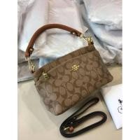 ราคา กระเป๋าสะพาย COACH สามซิป 3 ช่อง (14172373789)