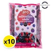 ราคา Aro เอโร่ ผลไม้เบอร์รีรวมแช่แข็ง 1 ลัง (1 กก. x 10) ( ส่งแช่แข็ง ) frozen mixed berries (29565996411)