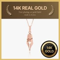 ราคา [Helene Jewelry] 14K ทองแท้ Wish Fountain pen สร้อยคอทอง (26959131025)